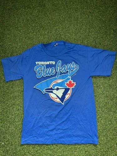 Vintage 1993 Toronto Blue Jays T Shirt Size L MLB