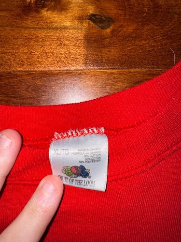 Vintage 1991 Fruit of the Loom Team Canada Cup Sweatshirt XL - photo 3