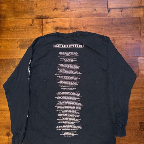 Drake Scorpion Tour Nonstop Lyrics Long Sleeve T-Shirt - photo 3