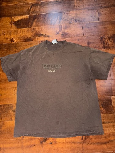 Vintage Orange County Choppers 2XL Brown Graphic T-Shirt