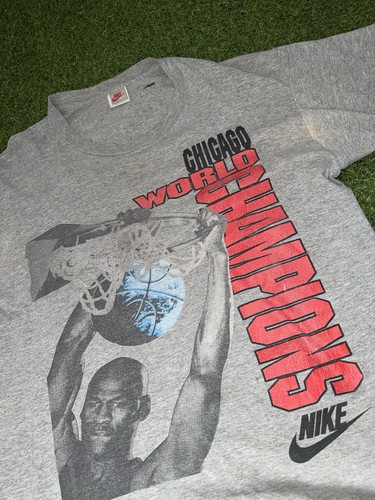 Vintage Nike Michael Jordan 90s T Shirt Size L NBA - photo 2