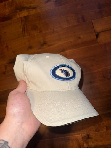 Vintage NFL Game Day Tennessee Titans Khaki Adjustable Strapback