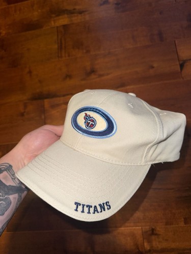 Vintage NFL Game Day Tennessee Titans Khaki Adjustable Strapback - photo 2