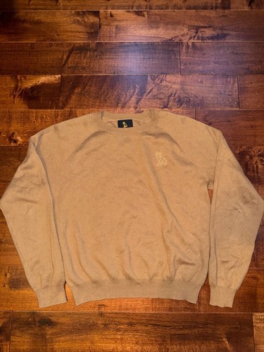 OVO October's Very Own Owl Embroidered Knit Crewneck Sweater Bro