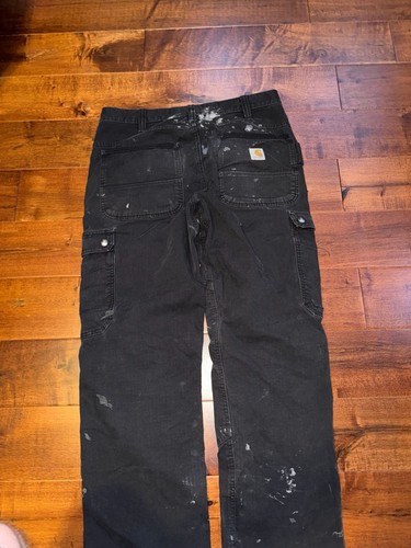 Carhartt Relaxed Fit Black Cargo Pants Size 32x30 - photo 3