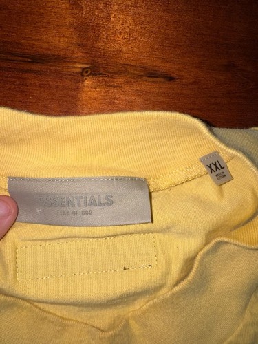 Fear of God Essentials Short-Sleeve Tee Light Tuscan Yellow XXL - photo 3