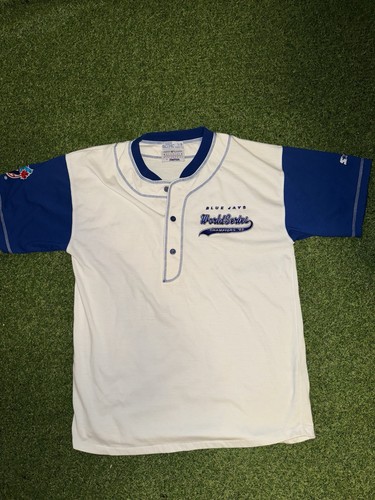 Vintage Toronto Blue Jays 1992 Champions Starter Jersey Size L M