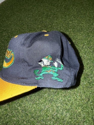 Vintage Notre Dame starter script snapback hat NCAA - photo 2