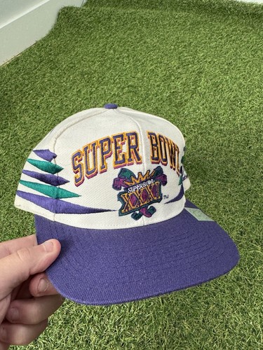 Vintage 1997 Super Bowl logo athletic diamond cut hat NFL