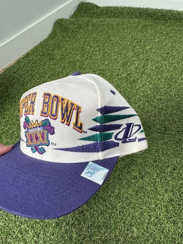 Vintage 1997 Super Bowl logo athletic diamond cut hat NFL - photo 2