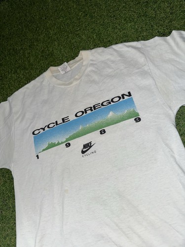 Vintage Nike 1989 Cycle Oregon T Shirt Size XL - photo 2