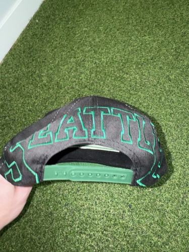 Vintage Seattle Super Sonics SnapBack Logo Athletic NBA - photo 3