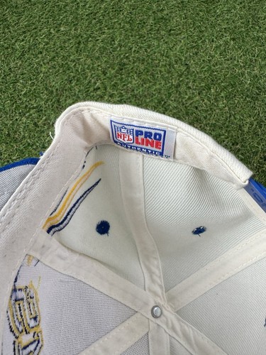 Vintage 90s LA Rams logo athletic diamond cut hat NFL - photo 3