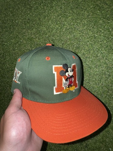 Vintage Miami Hurricanes X Mickey Mouse Collab snapback