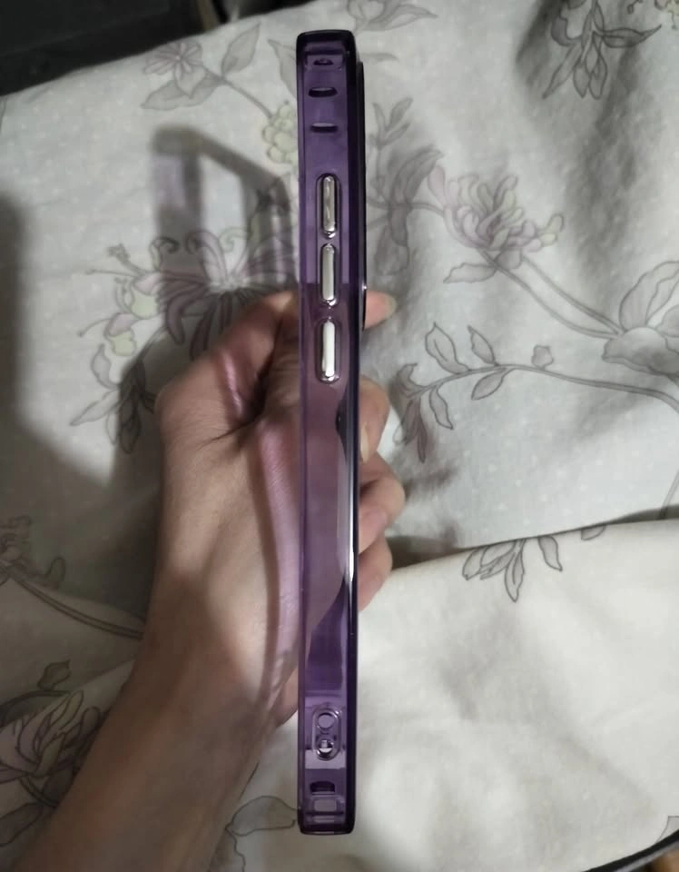 OnePlus Nord CE3 5G Purple Transparent Phone Case - photo 2