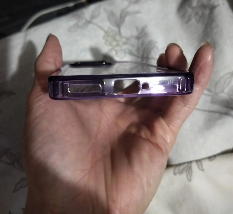 OnePlus Nord CE3 5G Purple Transparent Phone Case - photo 3