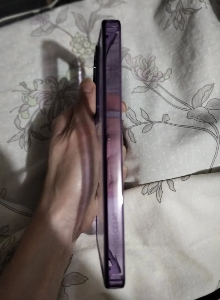 OnePlus Nord CE3 5G Purple Transparent Phone Case - photo 4