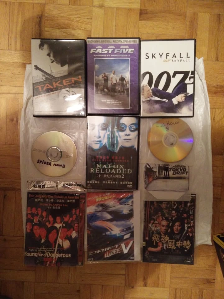 DVDs. All for $5