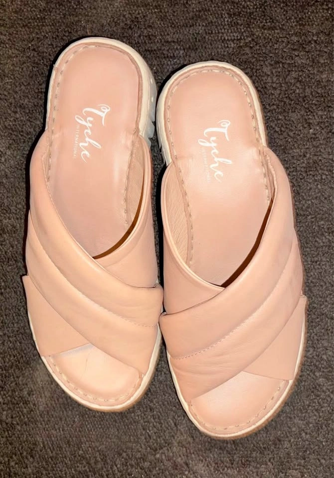 Pink sandals