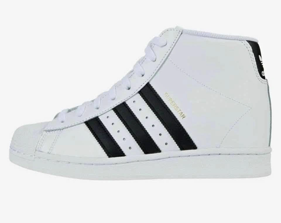 Adidas superstar up wedge sneakers