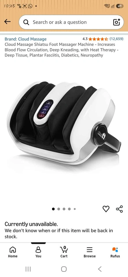Cloud Massage Shiatsu Foot Massager Machine - photo 3
