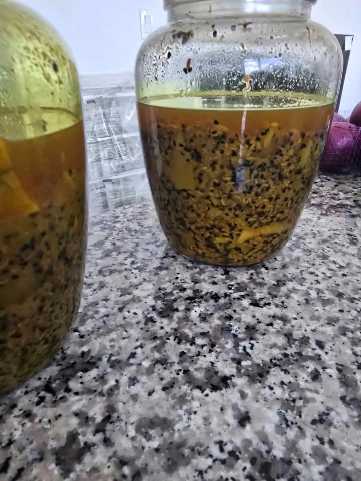 Homemade Mango Pickle in Glass Jars - photo 2