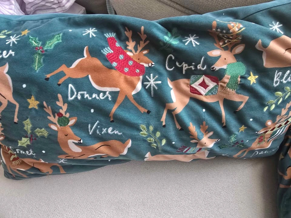 Storehouse Reindeer Christmas Pillows - Set of 2 - photo 2