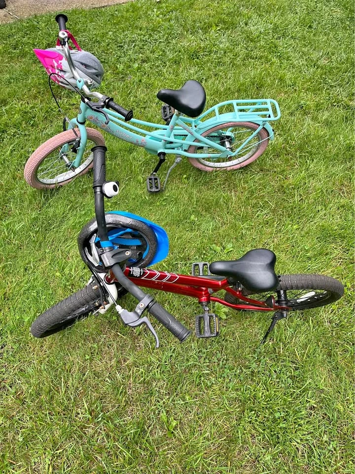 Boy and girl “Kids Bike”