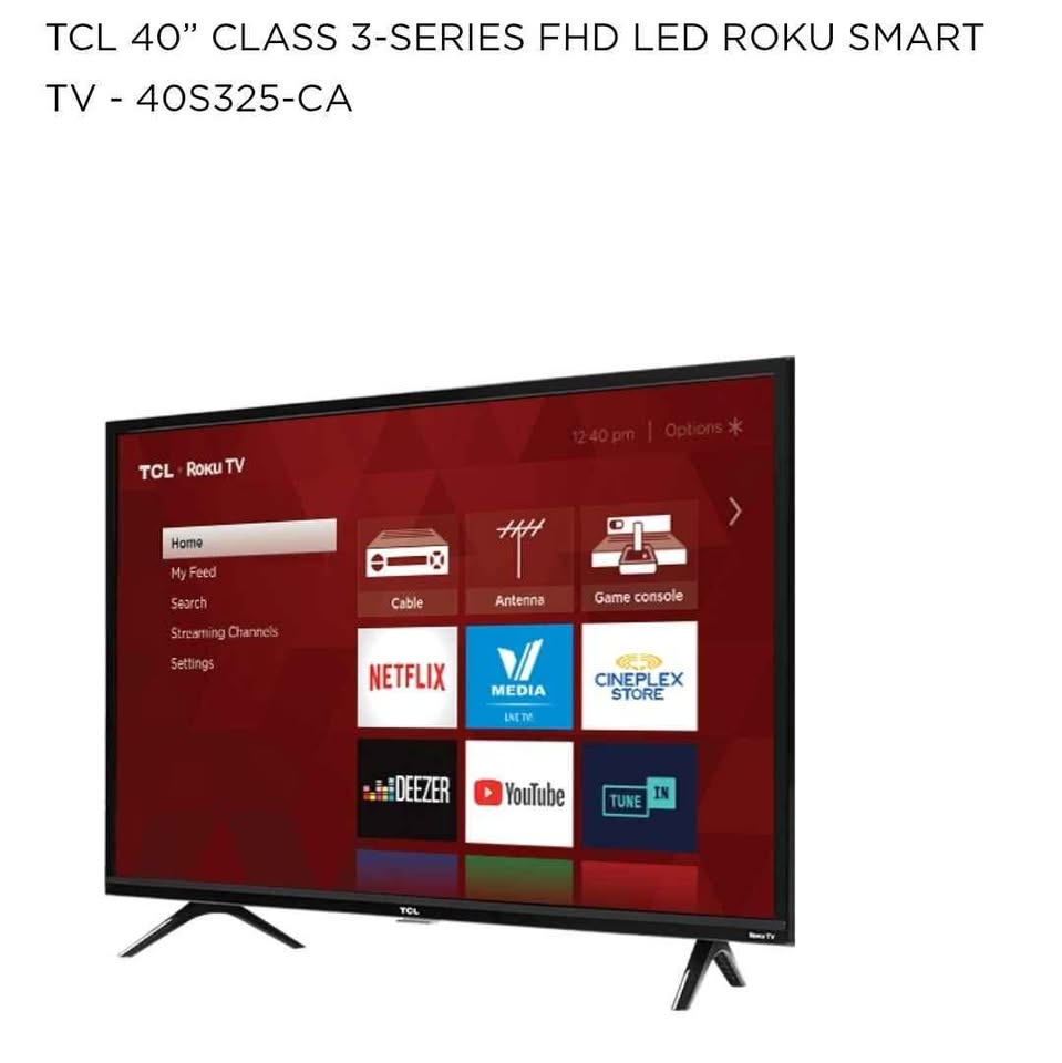 TCL 40" Full HD LED Roku Smart TV (40S325-CA) - photo 2
