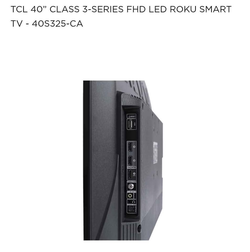 TCL 40" Full HD LED Roku Smart TV (40S325-CA) - photo 4