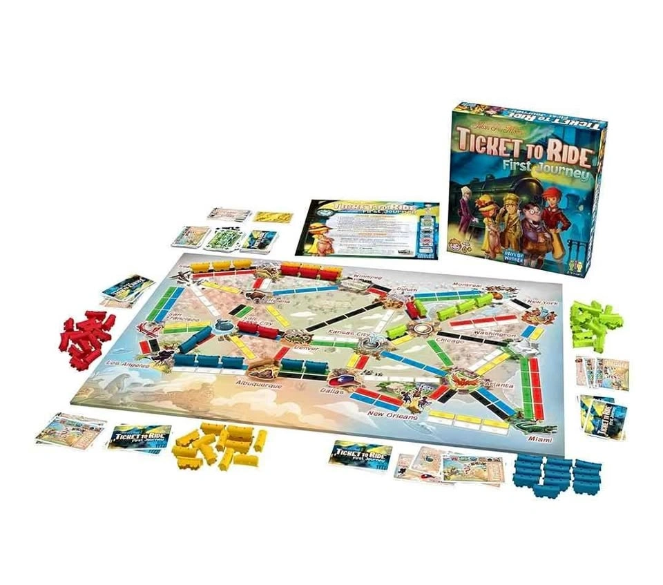 TICKET TO RIDE - FIRST JOURNEY - Board Game - Complete