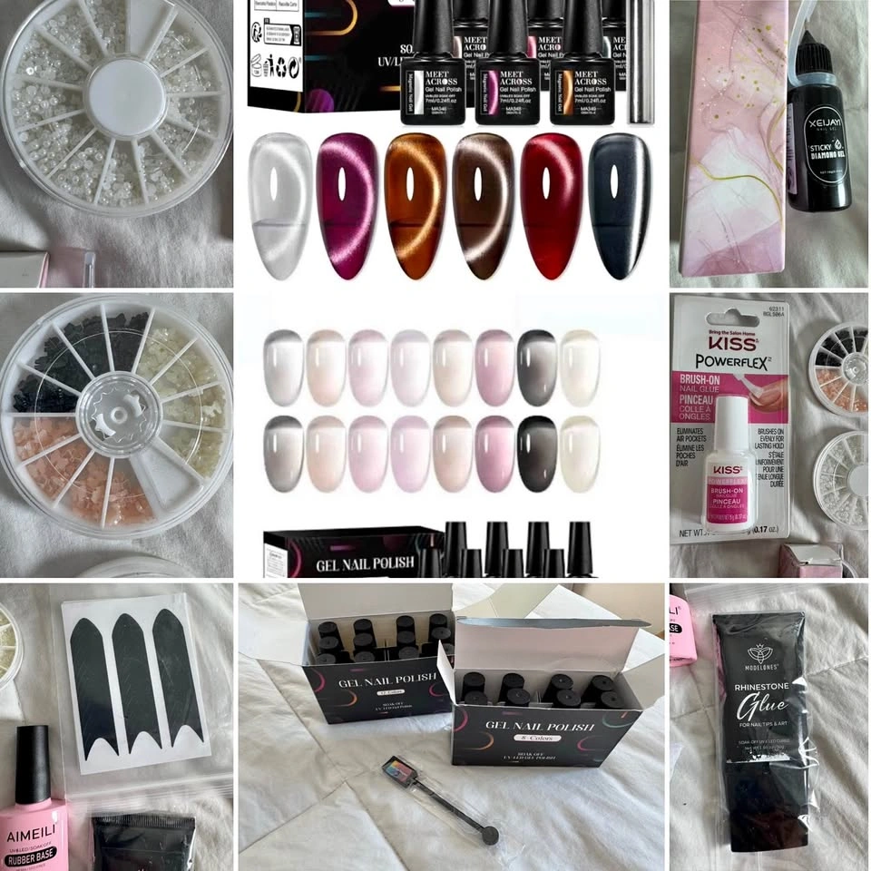 Brand New Gel Nail Polish Cat Eye & Nail Art Items - $45