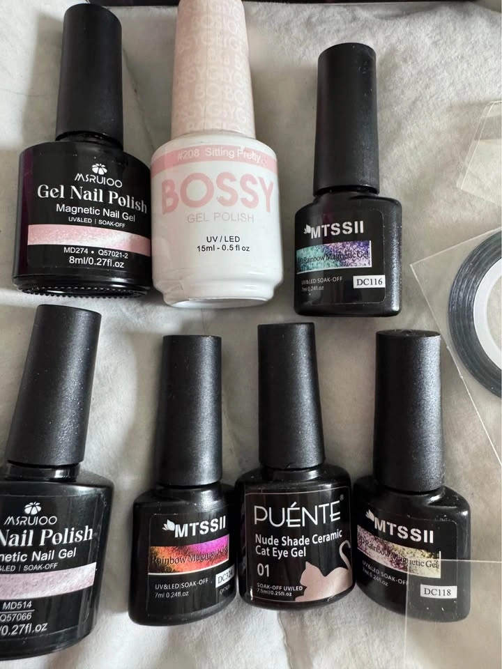 Brand New Gel Nail Colours, CatEye, Translucent & Nail Art - photo 2