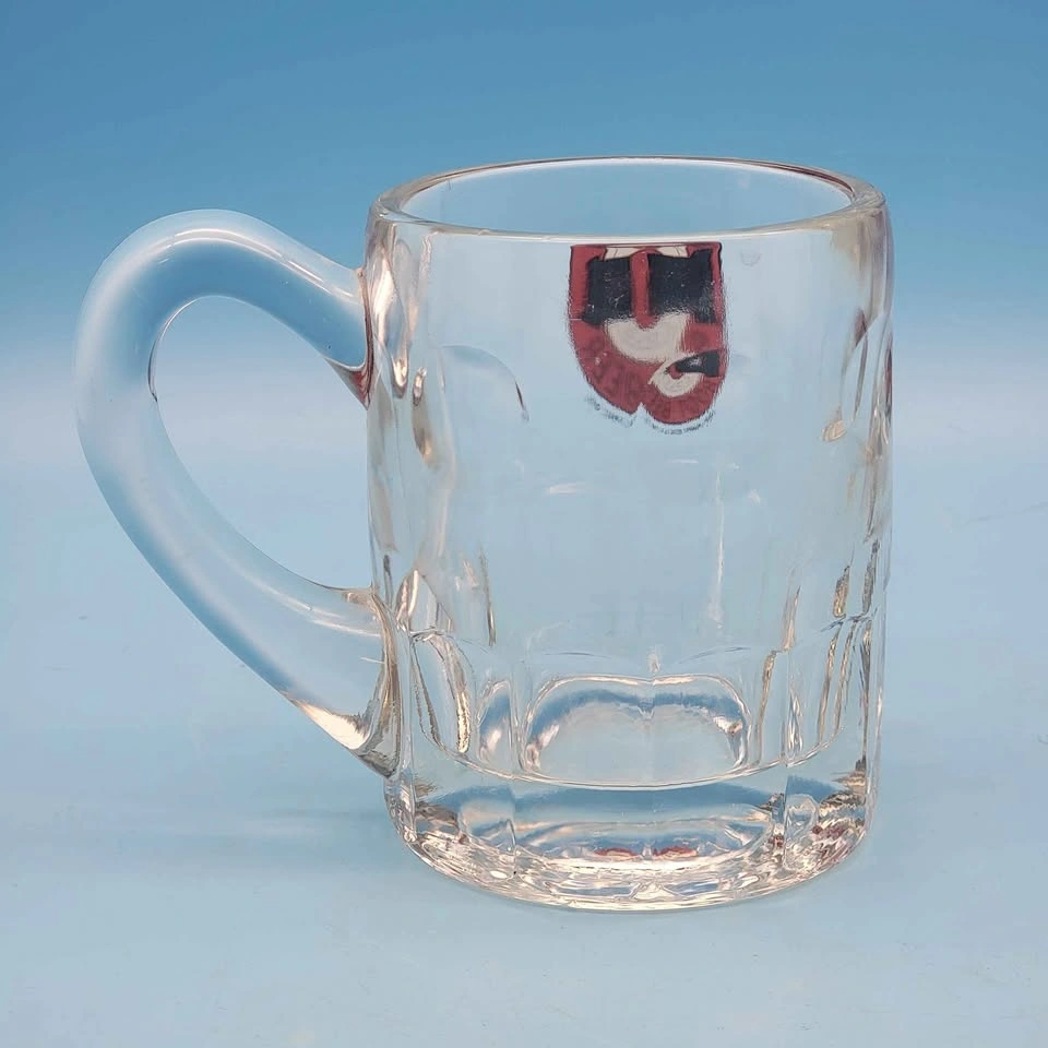 Vintage A&W Root Beer Mug Bullseye Logo 8 oz 4.25" Glass - photo 4