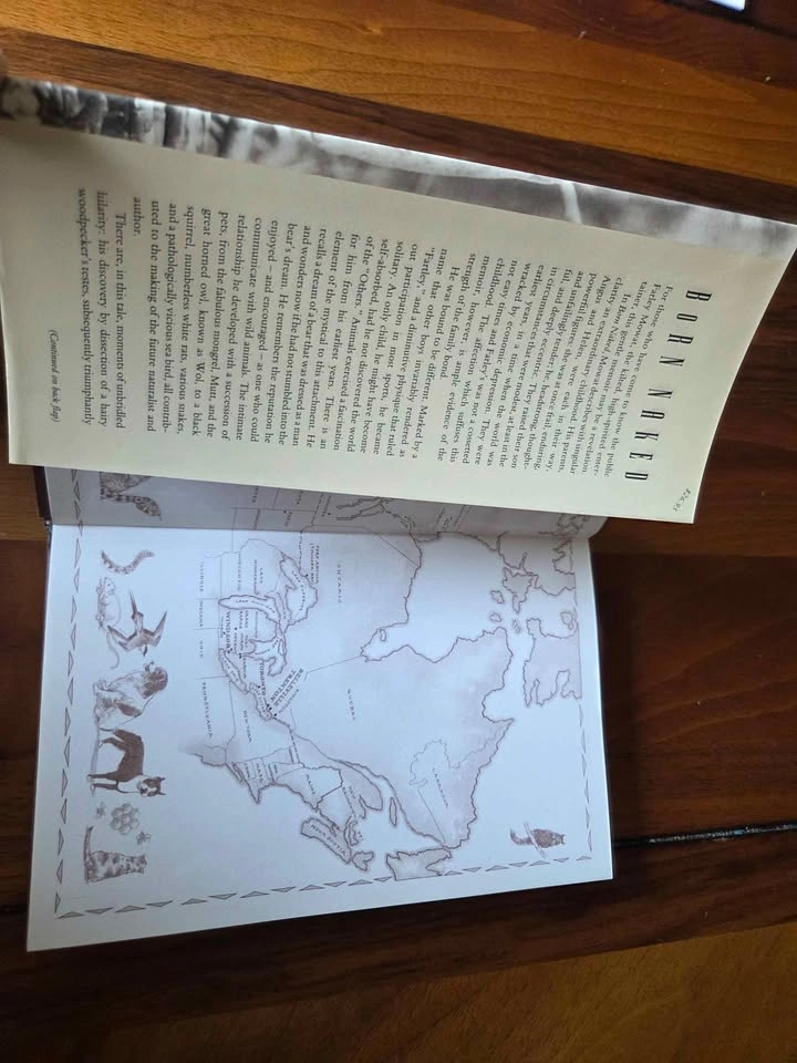 Born Naked - Signed Farley Mowat First Edition Hardcover - photo 5