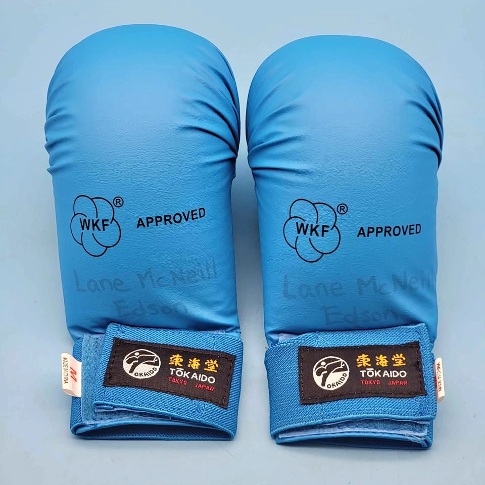 Tokaido KARATE SPARRING GLOVES WKF Approved Medium Blue