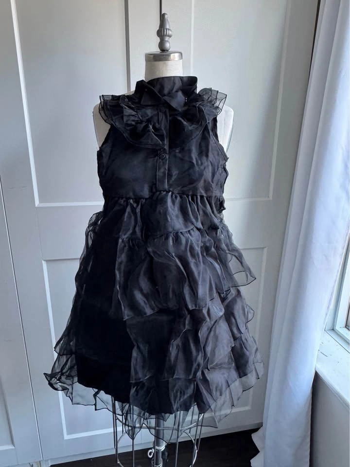 2 Brand New Wednesday Addams Dance Costume Dresses - photo 5
