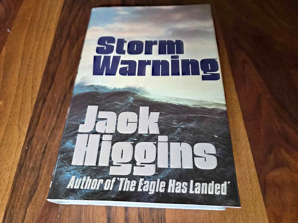 Storm Warning - Jack Higgins First Edition Hardcover