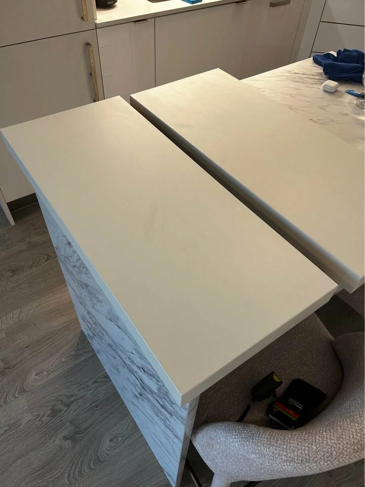 Two White 30” x 13” Wall Floating Shelves - photo 2