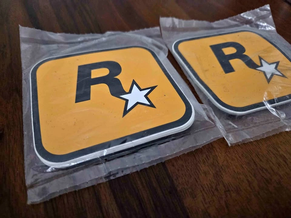 Vintage Rockstar Games Official Promo Sticker Packs (20 stickers