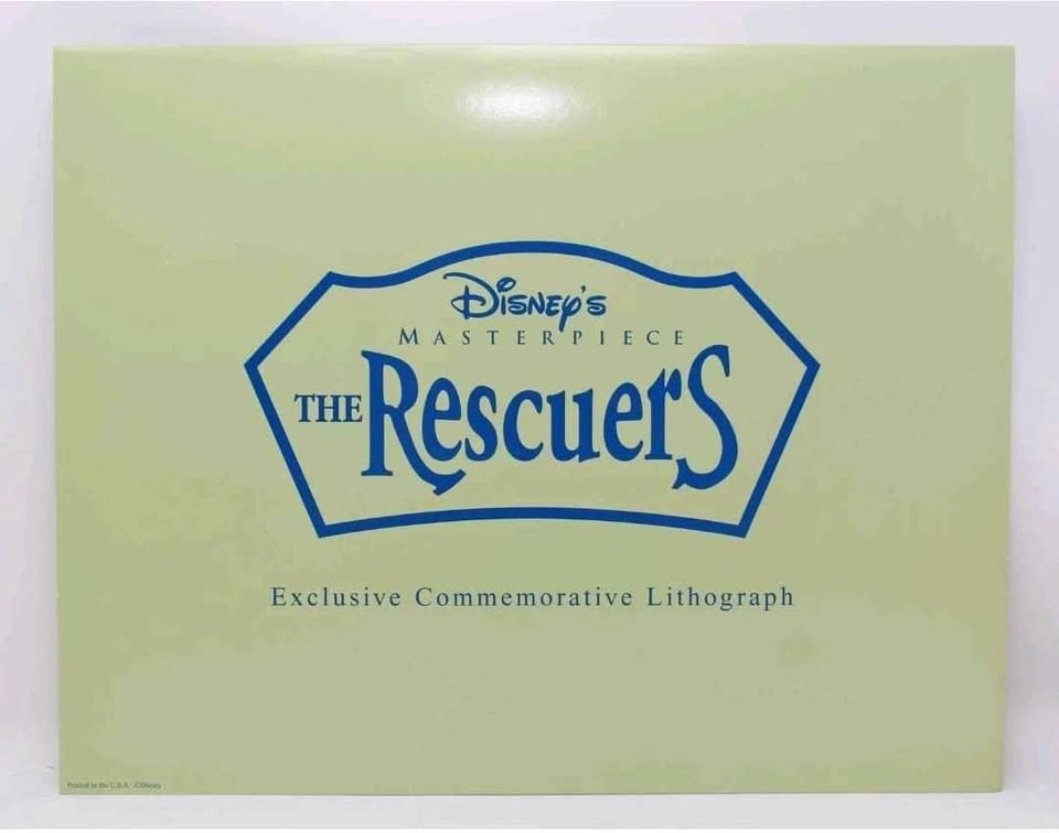 Disney's The Rescuers Exclusive Commemorative Lithograph - photo 5