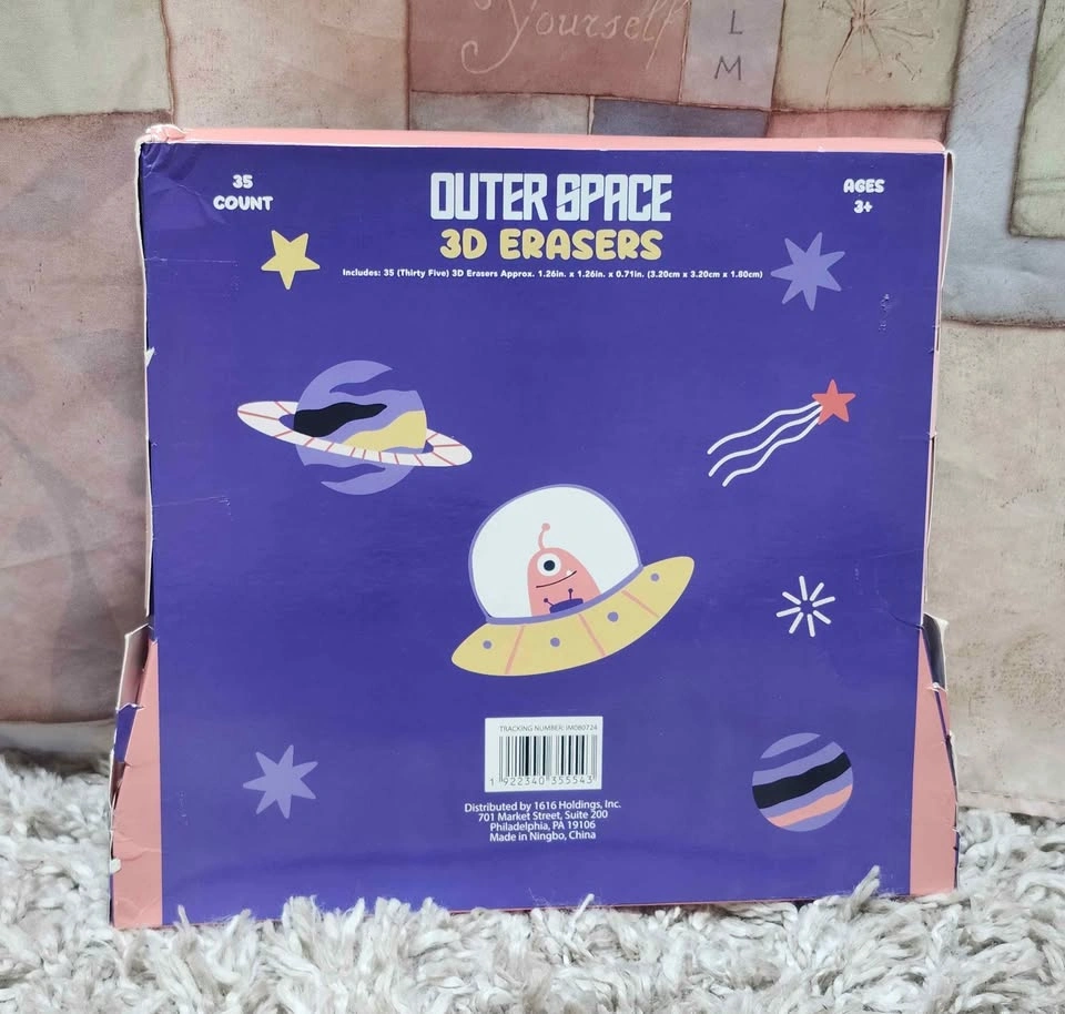Outer Space 3D Erasers - 35 Count - photo 2