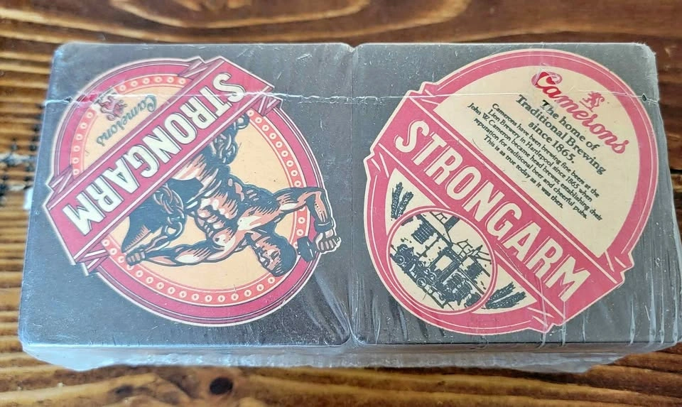 New/Sealed Camerons Brewery StrongArm Beer Mats (100)
