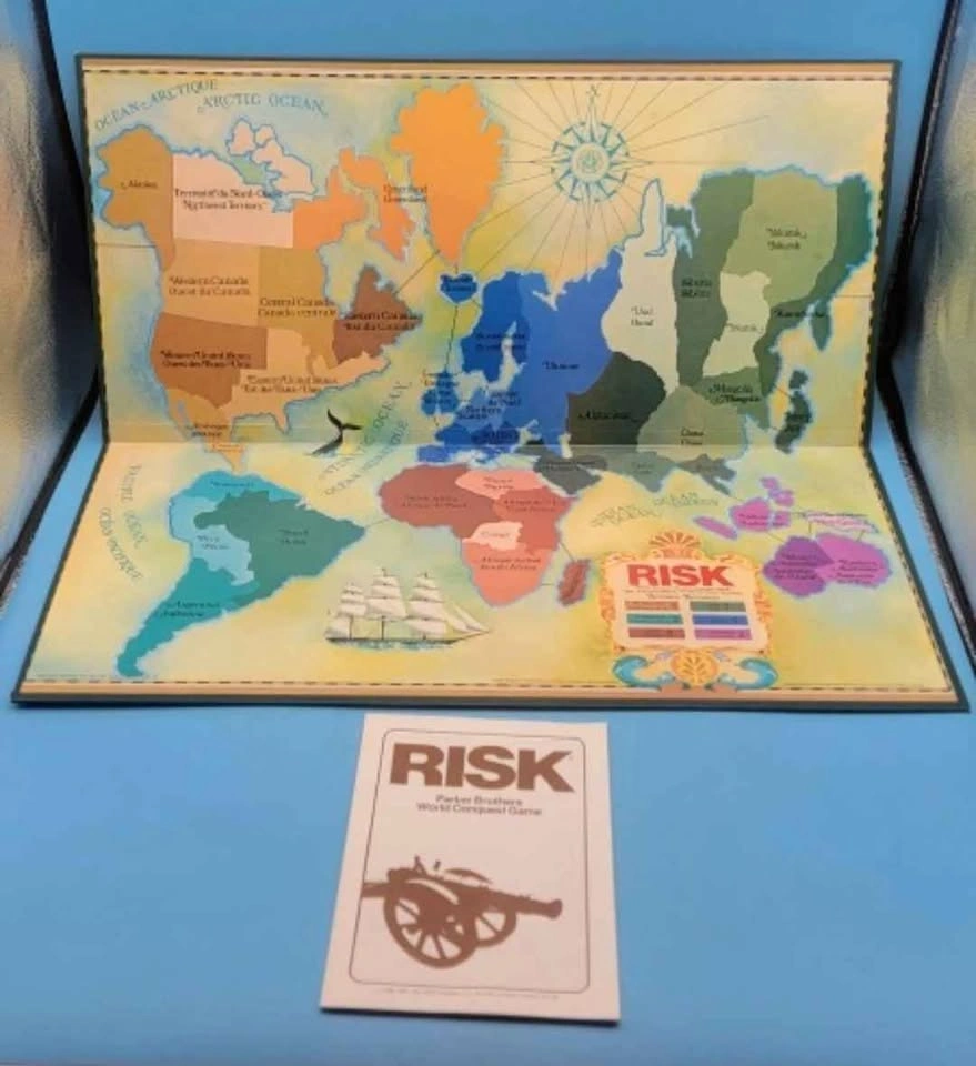 Vintage Parker Brothers RISK (1975) Board Game COMPLETE - photo 2