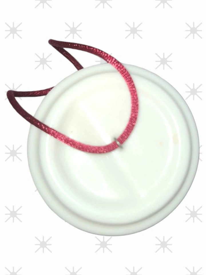 2004 Starbucks Red Snowflake Coffee Cup Holiday Ornament - photo 3