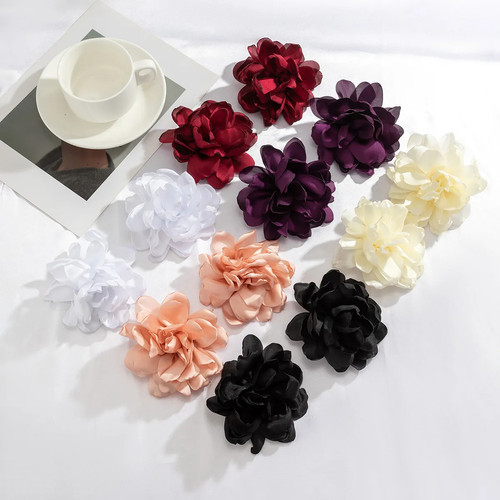Ailodo Exaggerated Big Flower Earrings For Women Romantic Party - photo 4