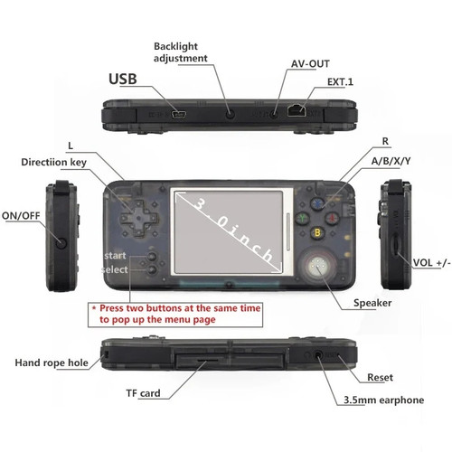 GBA Retro Handheld Game Console - photo 3