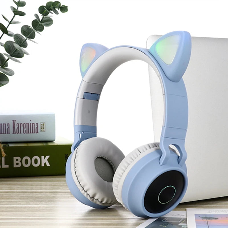 LED Cat Ear Noise Cancelling Bluetooth Headphones - photo 5