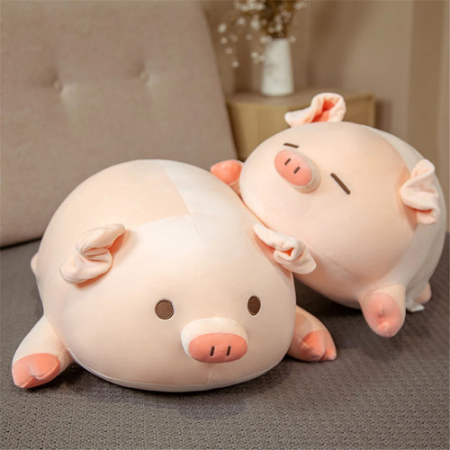 Plush Toy Cute Bobo Pig Doll Pink Pig Doll Sleeping Pillow - photo 4