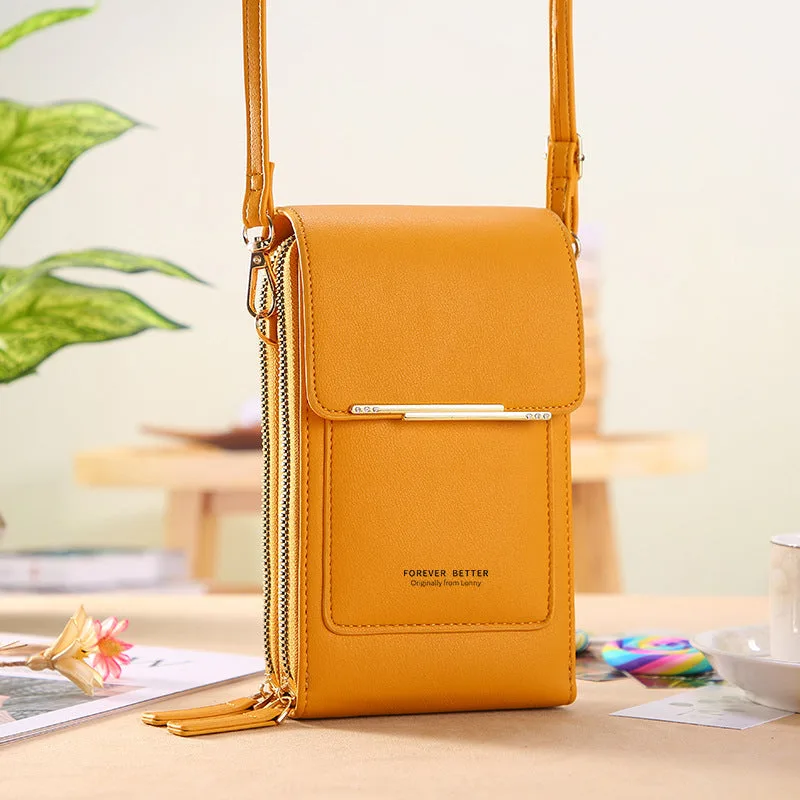 Ladies Touch Screen Mobile Phone Bag Vertical Crossbody - photo 4